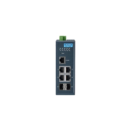 Advantech 4Ge + 2Sfp Managed Ethernet Switch Wide Temp EKI-7706G-2FI-AE